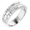 14K White .5 CTW Diamond Mens Ring Ref 14769547